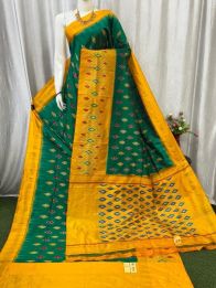 PASKILWS5Y10XEDC36- light weight Ikat silk saree