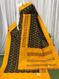 PASKILWS5Y10XEDC43- light weight Ikat silk saree