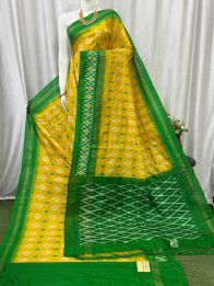 PASKILWS5Y10XEDC45- light weight Ikat silk saree