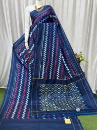 PASKILWS5Y10XEDC49- light weight Ikat silk saree