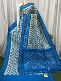 PASKILWS5Y10XEDC62- light weight Ikat silk saree