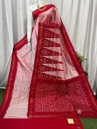 PASKILWS5Y10XEDC64- light weight Ikat silk saree