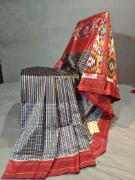 PGMRIDSS5Y09NICD14- Ikat silk saree