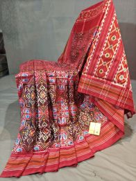 PGMRIDSS5Y09NICD15- Ikat silk saree