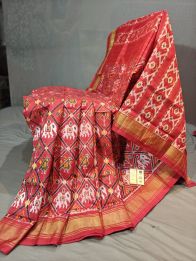 PGMRIDSS5Y09NICD16- Ikat silk saree