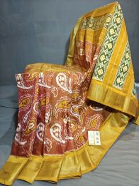 PGMRIDSS5Y09NICD27- Ikat silk saree