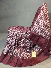 PGMRILWS5Y10SFCD10- light weight Ikat silk saree