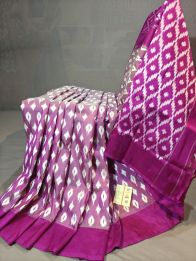 PGMRILWS5Y10SFCD22- light weight Ikat silk saree
