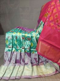 PGMRISSS5Y10ISDC04- Ikat soft silk saree