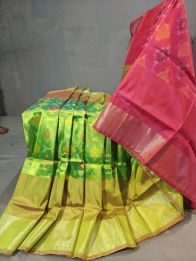 PGMRISSS5Y10ISDC14- Ikat soft silk saree