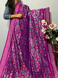 PKISIDSS5Y09NFCC04- Ikat silk saree