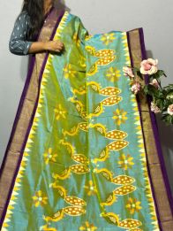 PKISIDSS5Y09NFCC10- Ikat silk saree