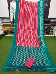 PSRGICTS5Y11INDC13- Ikat cotton saree