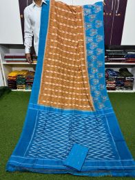 PSRGICTS5Y11INDC53- Ikat cotton saree