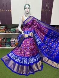 PSRGIDSS5Y09BBCD56- Ikat silk saree