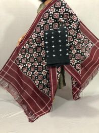 PSSIC2PS5Y10ZFCD24- Double ikat cotton salwar set