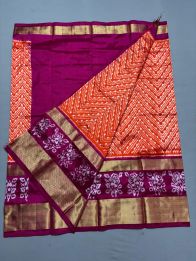PSSIFSLG5Y10SZDC13- Free Size Ikat Silk Lehenga