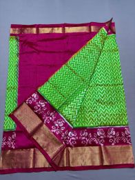 PSSIFSLG5Y10SZDC14- Free Size Ikat Silk Lehenga