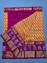 PSSIFSLG5Y10SZDC51- Free Size Ikat Silk Lehenga