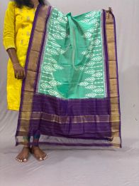 PSSIISDP5Y09ECCD17- Ikat Silk dupatta