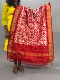 PSSIISDP5Y09ECCD18- Ikat Silk dupatta