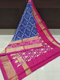 PANHIDSS5Y11BNCC04- Ikat silk saree