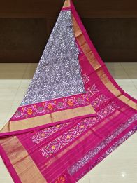 PANHIDSS5Y11BNCC09- Ikat silk saree