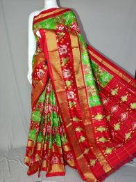 PDLSIDSS5Y11NDCC11- Ikat silk saree