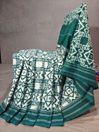 PGMRICTS5Y11SBDC04- Double Ikat cotton saree