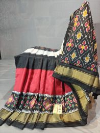 PGMRIDSS5Y12BXDC13- Ikat silk saree