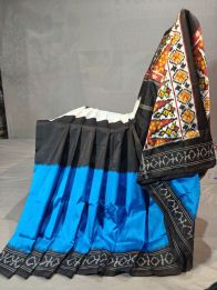 PGMRIDSS5Y12BXDC16- Ikat silk saree