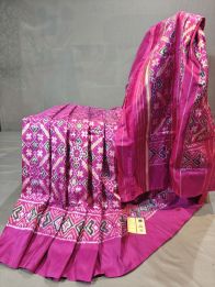 PGMRIDSS5Y12BXDC24- Ikat silk saree