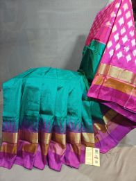 PGMRILWS5Y12XEDC10- light weight Ikat silk saree