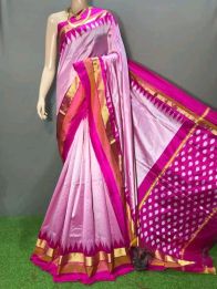 PGMRILWS5Y12XEDC17- light weight Ikat silk saree