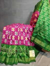 PGMRILWS5Y12XEDC28- light weight Ikat silk saree