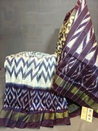 PGMRILWS5Y12XEDC35- light weight Ikat silk saree