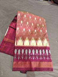 PGMRILWS5Y12XEDC36- light weight Ikat silk saree