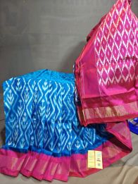 PGMRILWS5Y12XEDC41- light weight Ikat silk saree
