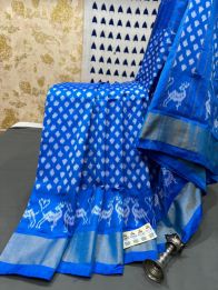 PRMHIDSS5Y10TSDC07- Ikat silk saree