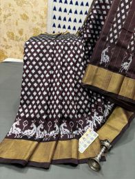 PRMHIDSS5Y10TSDC09- Ikat silk saree