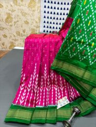 PRMHILWS5Y12XEDD03- light weight Ikat silk saree