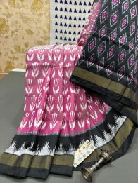 PRMHILWS5Y12XEDD12- light weight Ikat silk saree