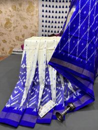 PRMHILWS5Y12XEDD21- light weight Ikat silk saree