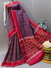 PSNTIDSS5Y10NDDC05- Ikat silk saree