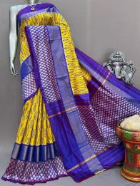 PSNTIDSS5Y10NDDC18- Ikat silk saree