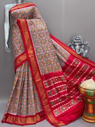 PSNTIDSS5Y10NDDC19- Ikat silk saree