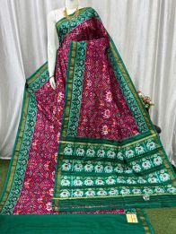 PASKIDSS5Y20DBDC02- Ikat silk saree