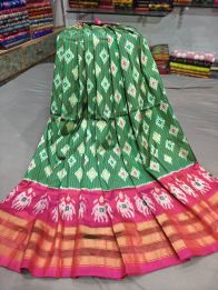 PGMRFSLG5N02SZDC22- Free Size Ikat Silk Lehenga