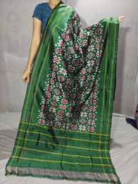 PGMRISDP5Y19ECDC32- Ikat Silk dupatta
