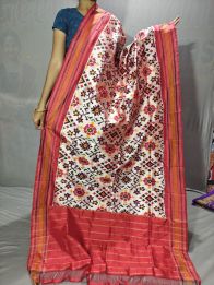 PGMRISDP5Y19ECDC72- Ikat Silk dupatta